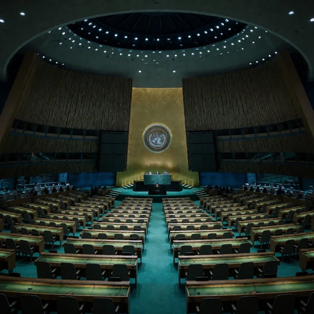 Sala de asamblea internacional