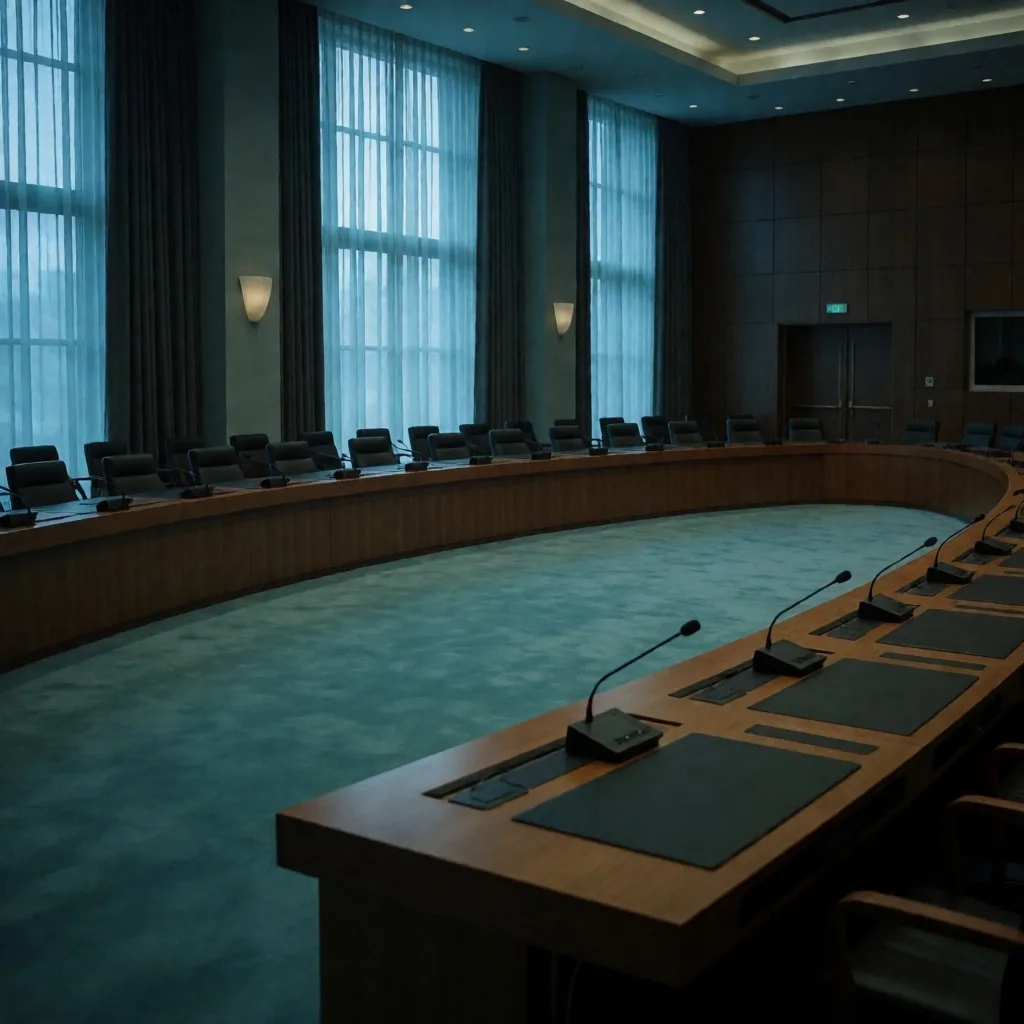 Sala de conferencias diplomática