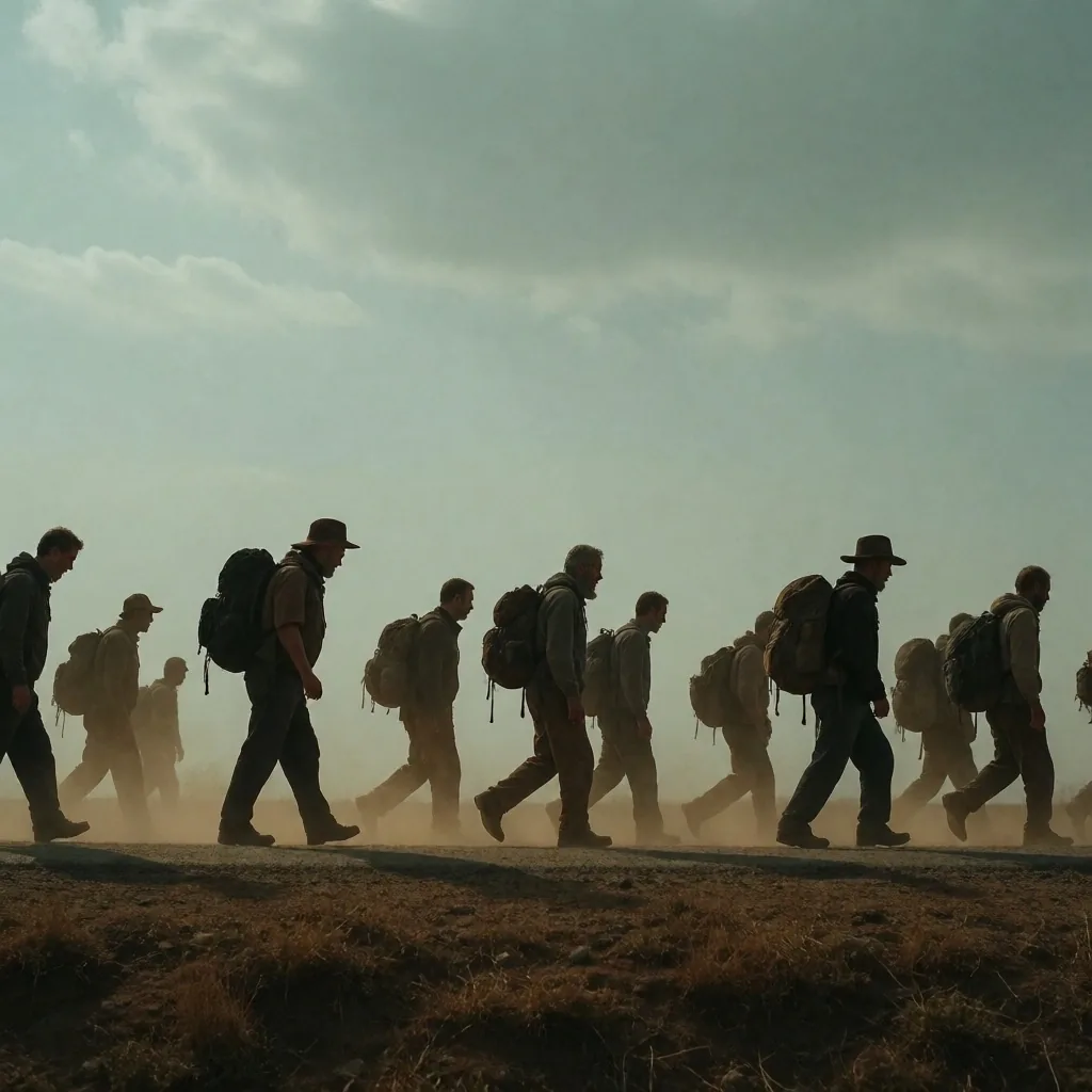 Personas en ruta migratoria